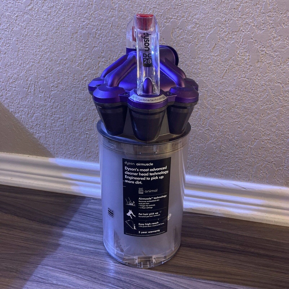 Dyson DC 28 Vacuum Cleaner Dust Canister Dirt Bin Tank - Purple